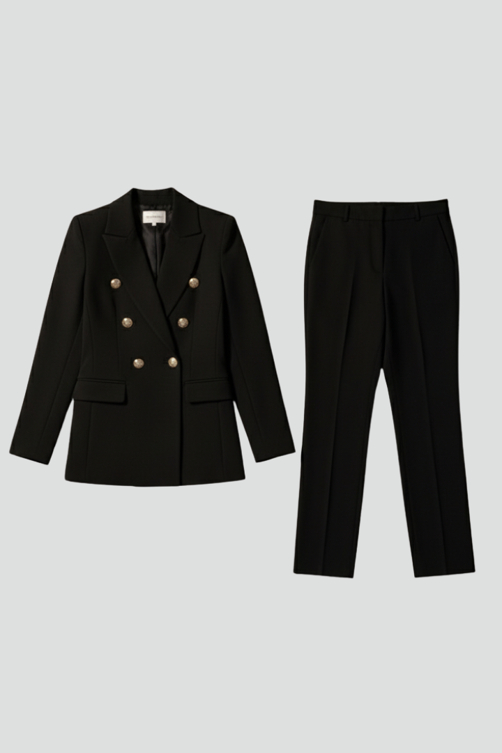 Women's Double-Breast Blazer Trouser Set – view 1