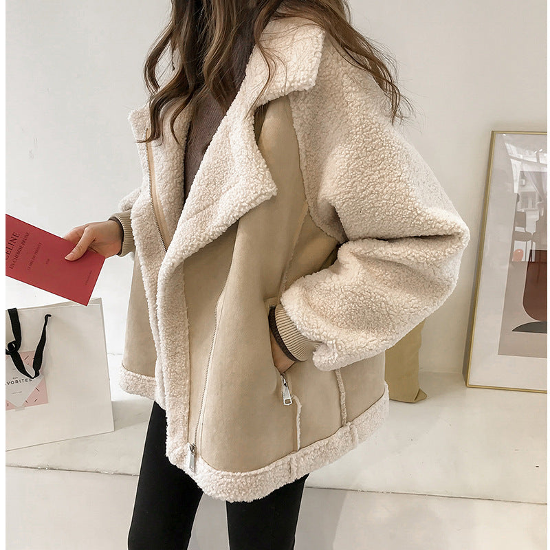 Women's Teddy Aviator Jacket for Fall – view 2