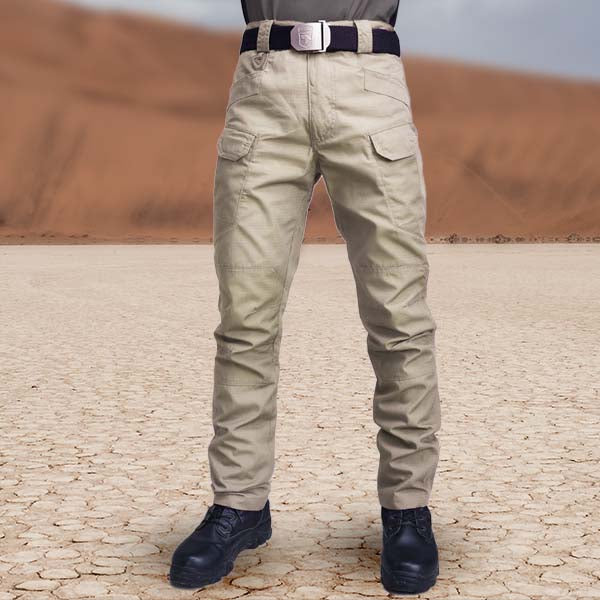 Men's Stretchy Tactical Cargo Pants – Beige
