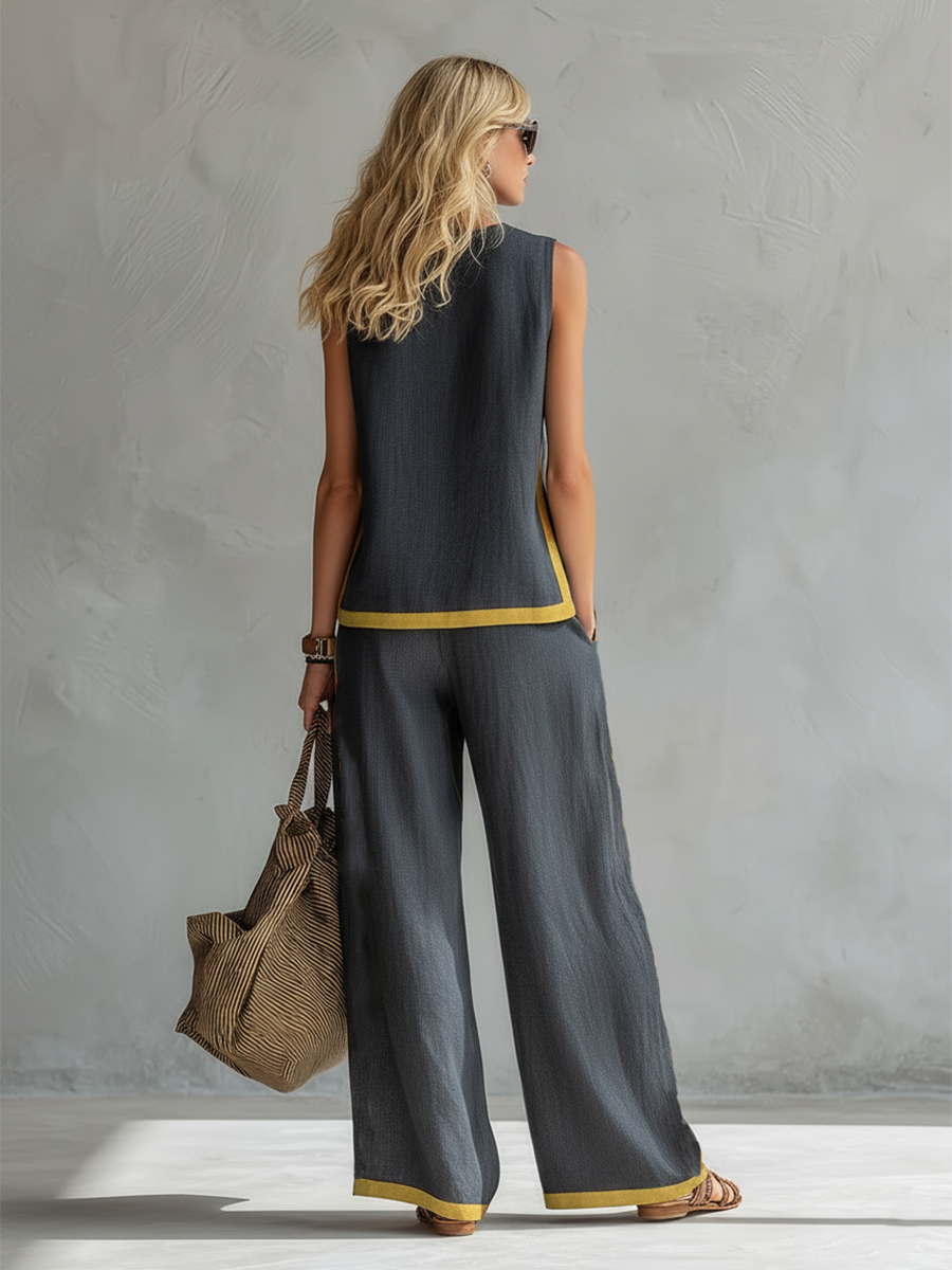 Women's Wide-Cut Two-Piece Set – view 4