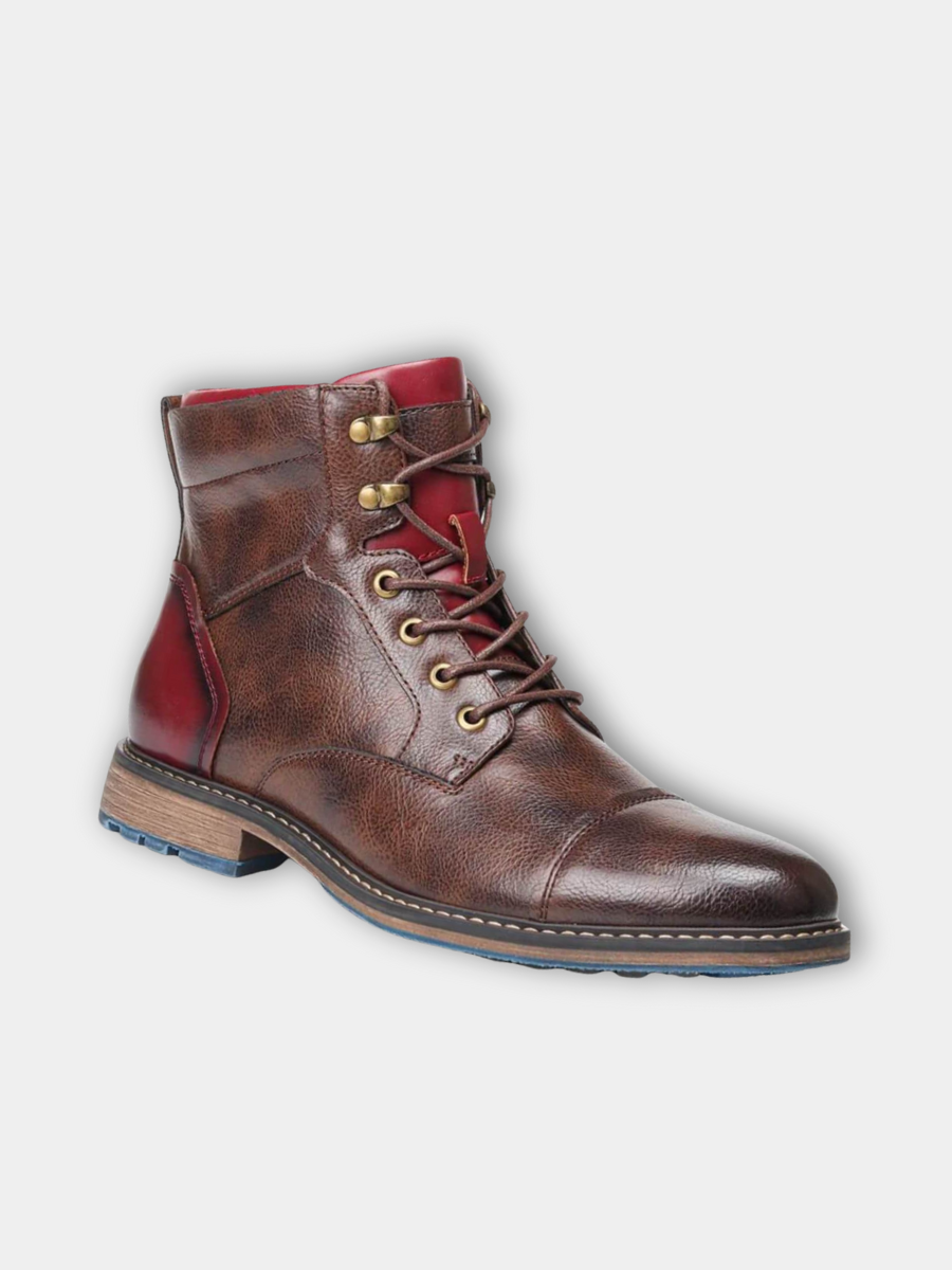 Men's Cap Toe Side-Zip Ankle Boots for Layering – view 2