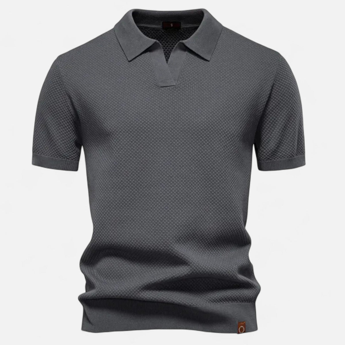 Men's Wool Pineapple Polo Shirt for Evening Wear – view 9