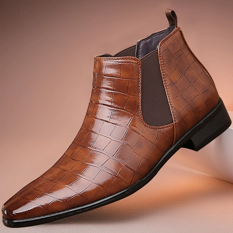 Men's Chelsea Ankle Boots – Light Brown
