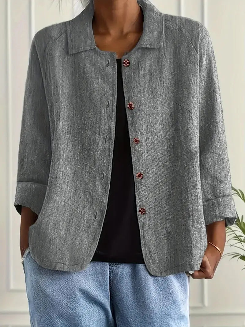 Women's Light-Weight Button Front Jacket – view 7