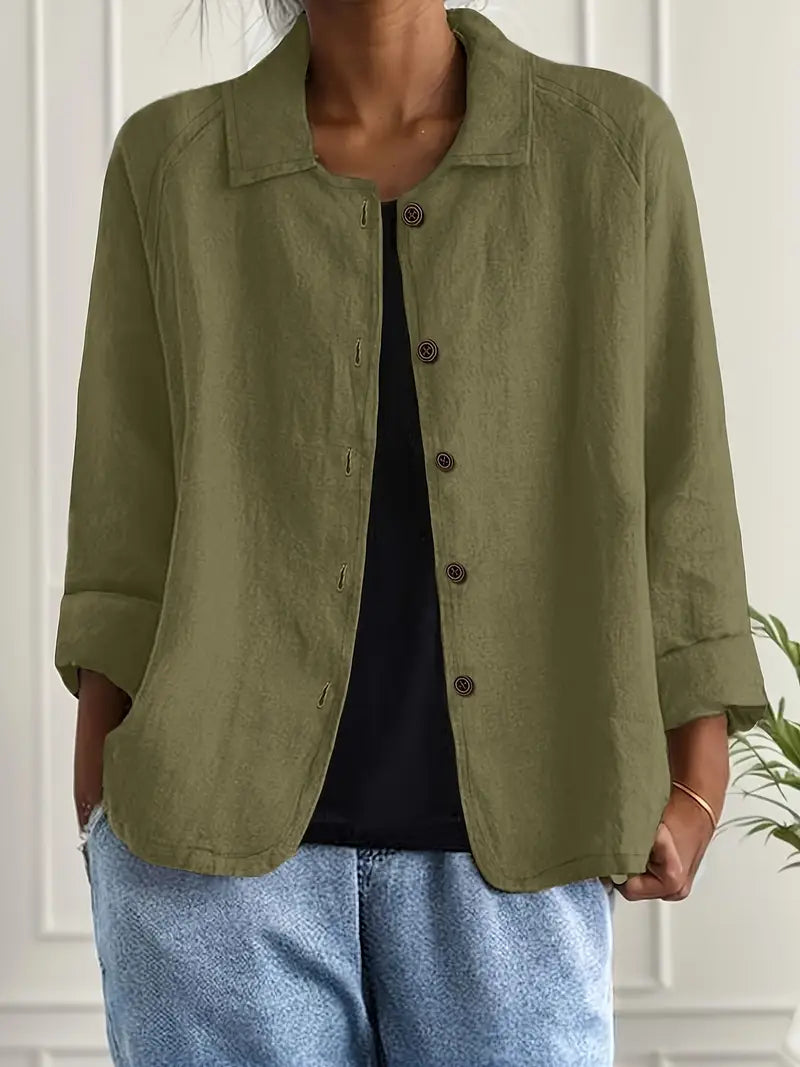 Women's Light-Weight Button Front Jacket – view 8