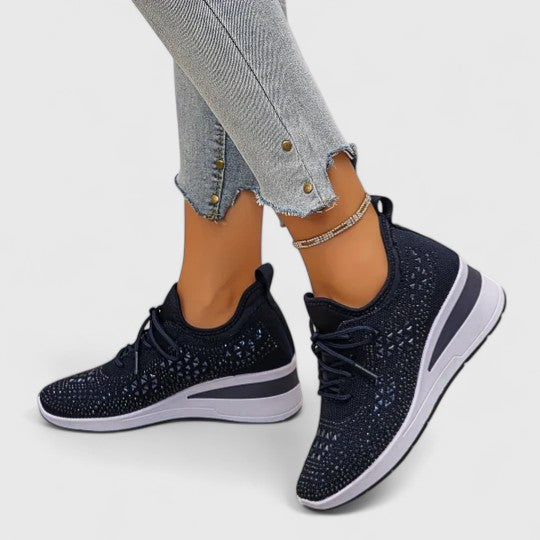 Women's Wide Toe Box Support Shoes – Dark Blue