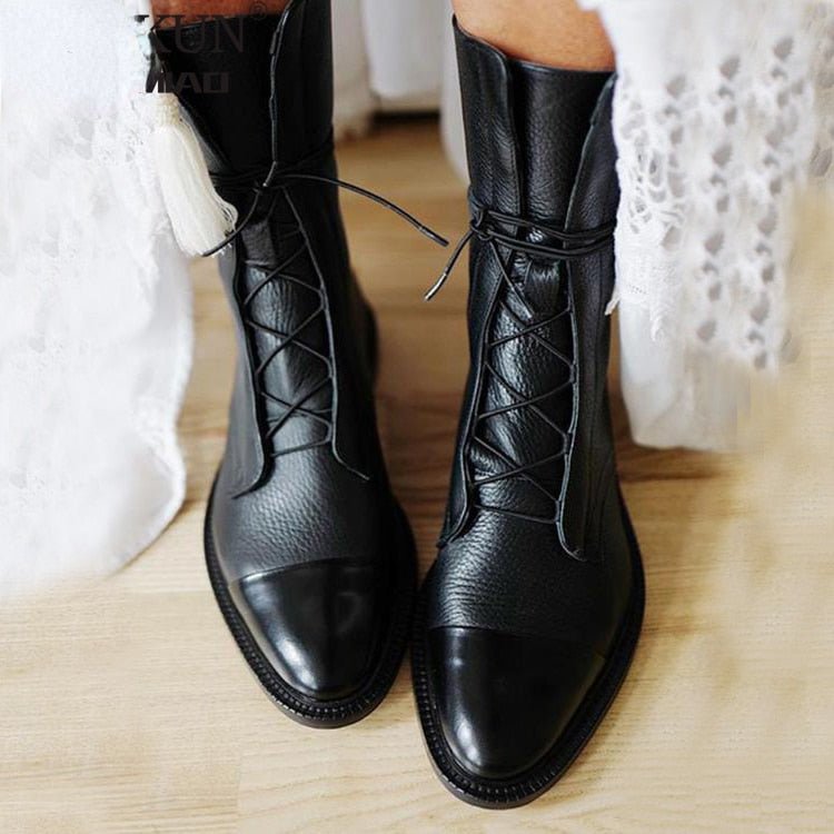 Women's Laced Knee-High Boots – view 2