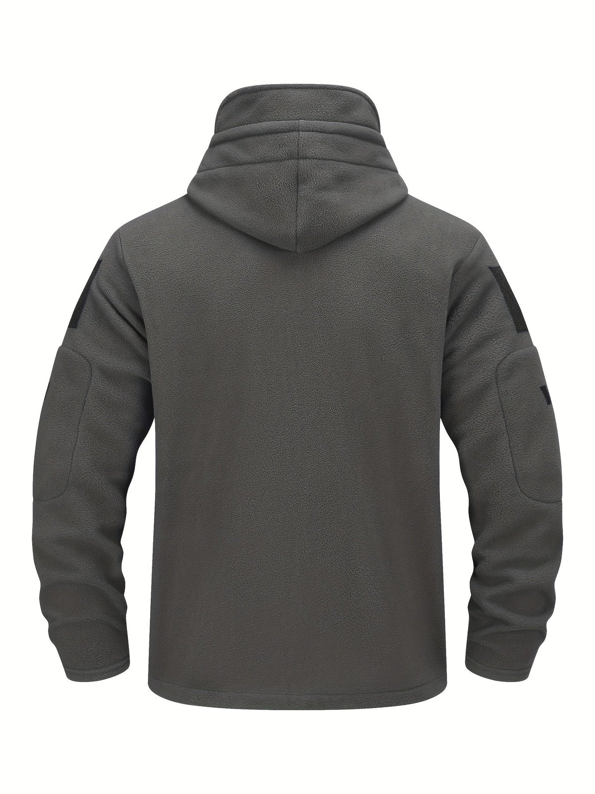 Men's Rugged Hood-Detail Full-Zip Jacket with Zip Pockets – view 3