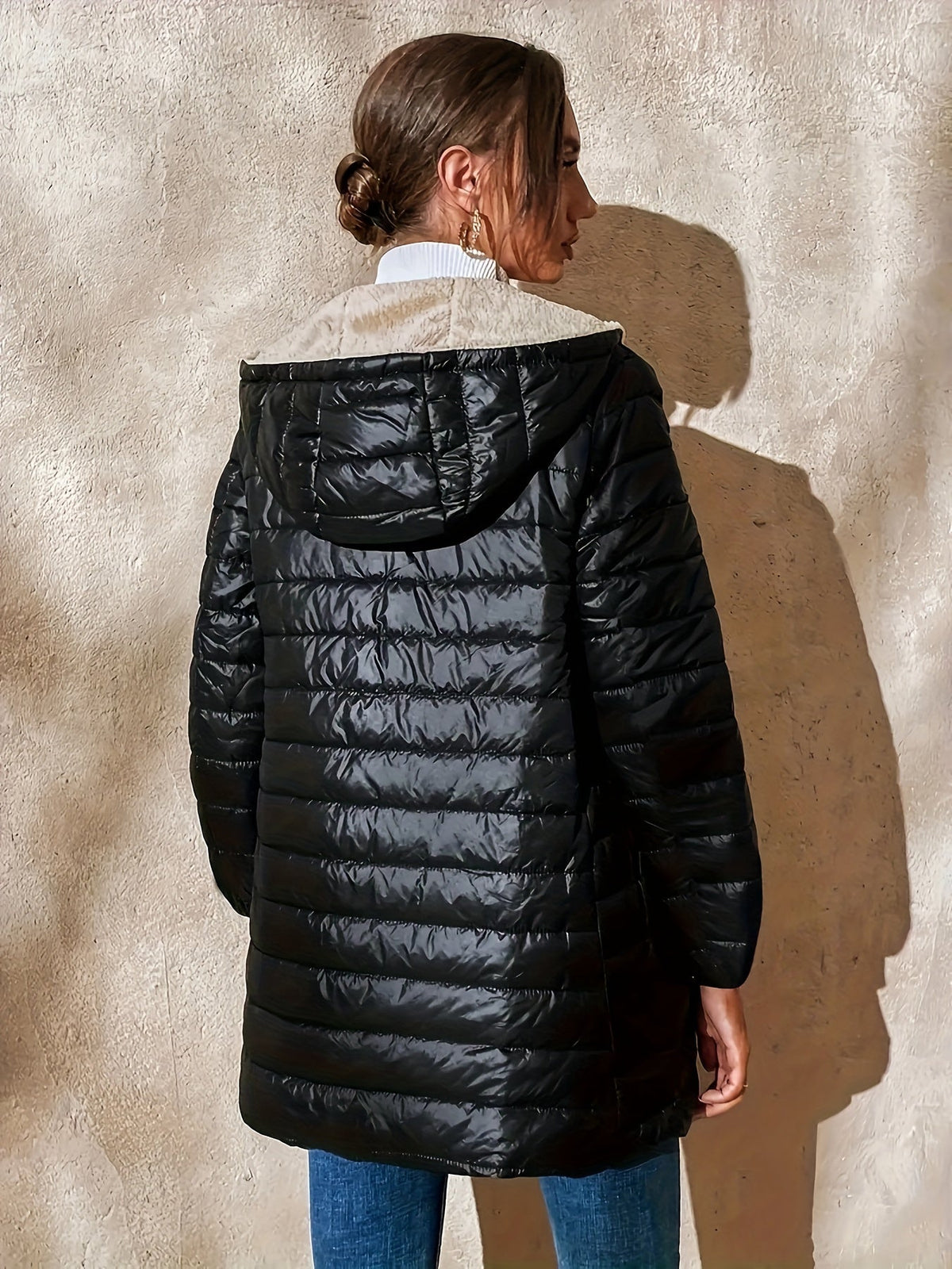 Women's Padded Longline Coat – view 2