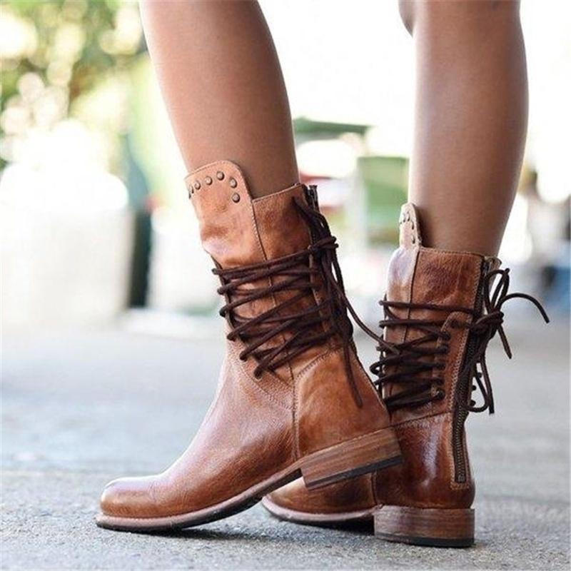 Women's Western Laced Booties – view 7