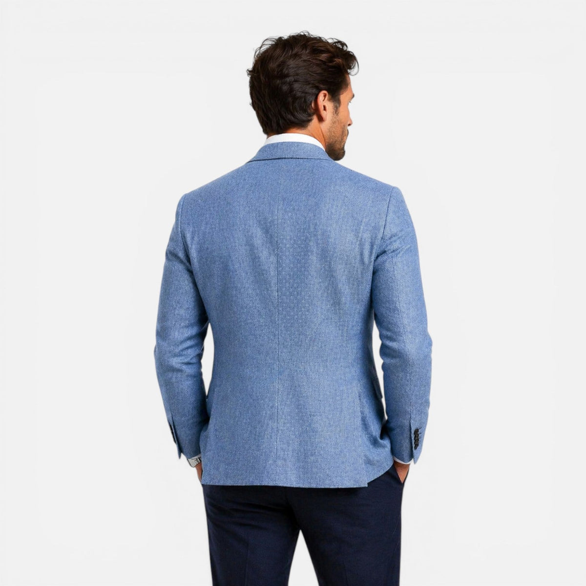Men's Slim-Cut Fit Linen Warm-Weather Blazer – view 4