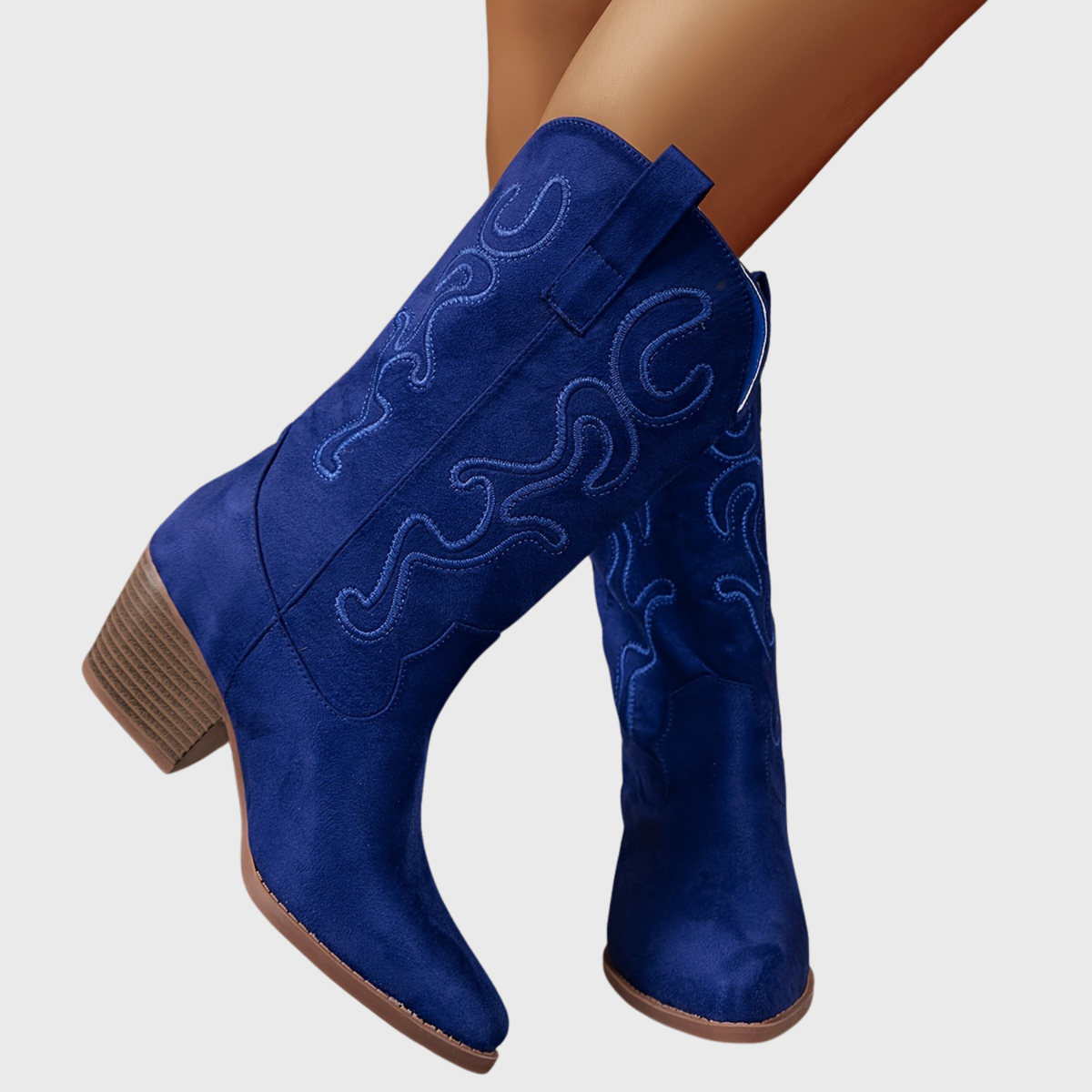 Women's Wide Calf Easy-On Western Cowboy Boots for Weekends – view 2