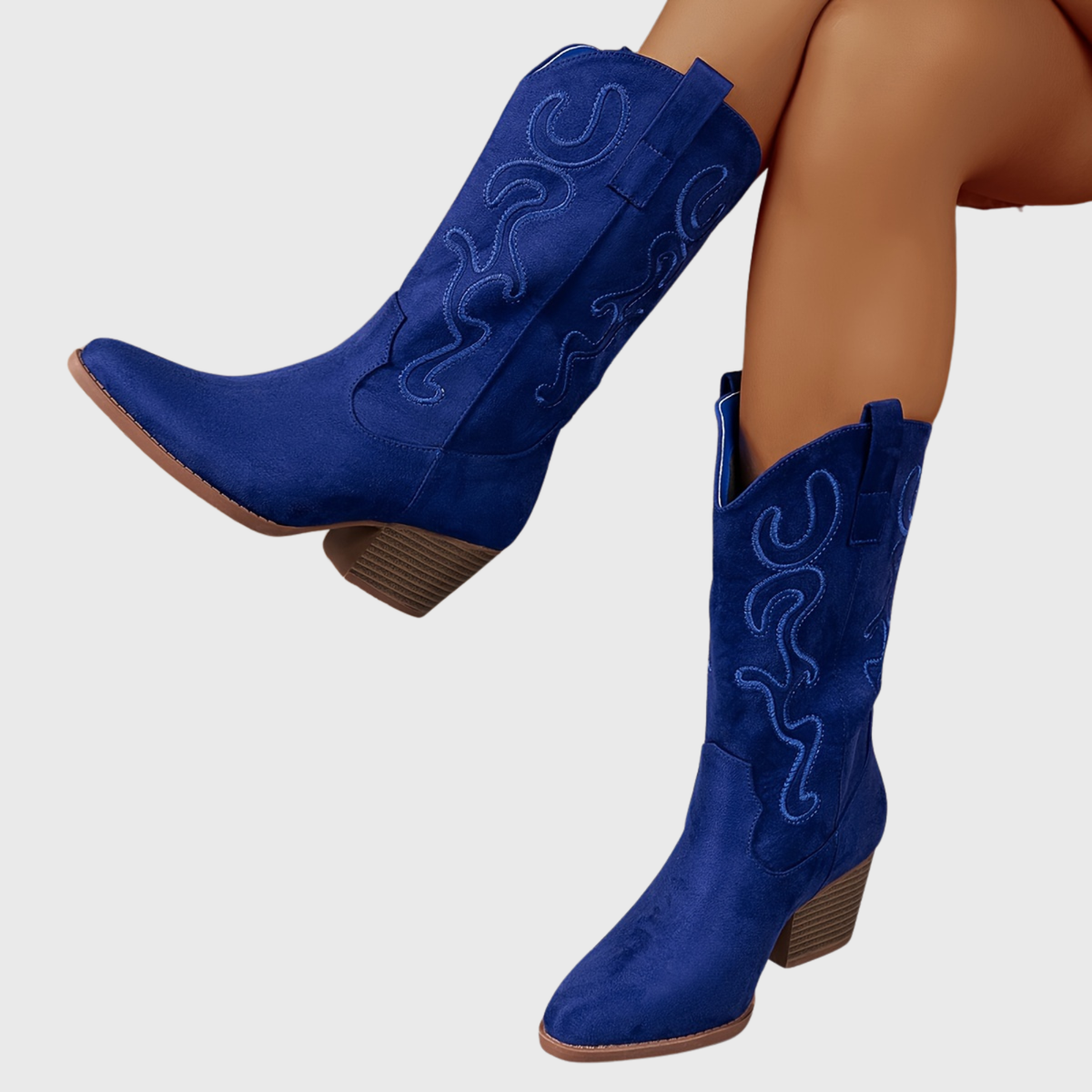 Women's Wide Calf Easy-On Western Cowboy Boots for Weekends – view 3