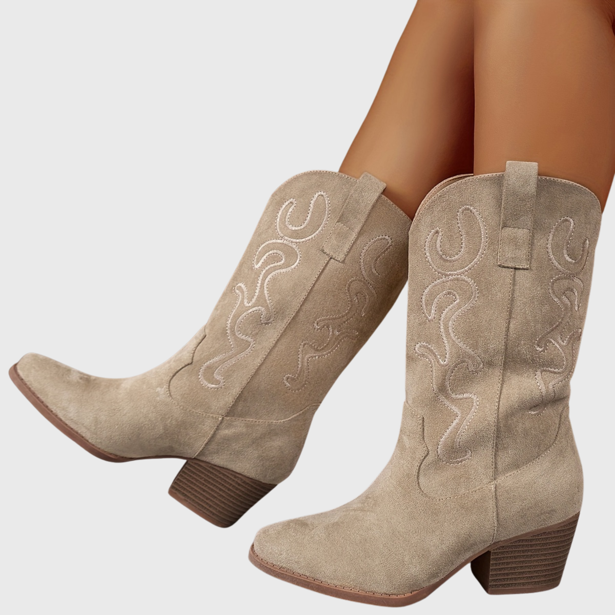 Women's Wide Calf Easy-On Western Cowboy Boots for Weekends – view 6