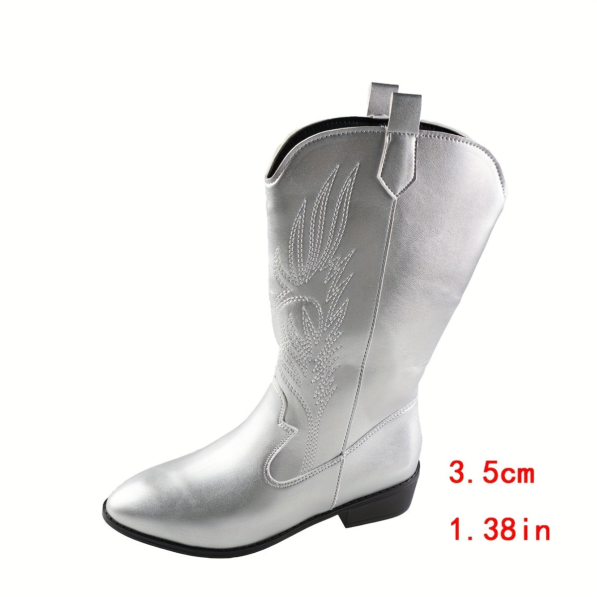 Women's Wide Calf Knee-High Western Cowboy Boots for Weekends – view 2