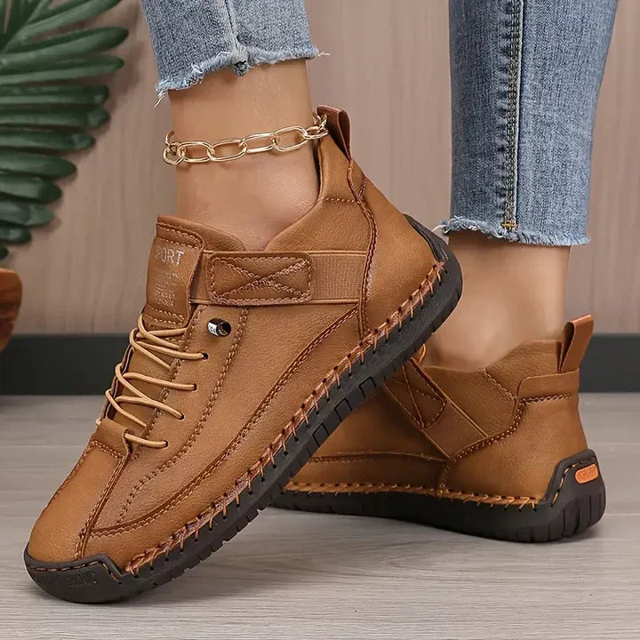 Women's Support Leather Sneakers – view 5