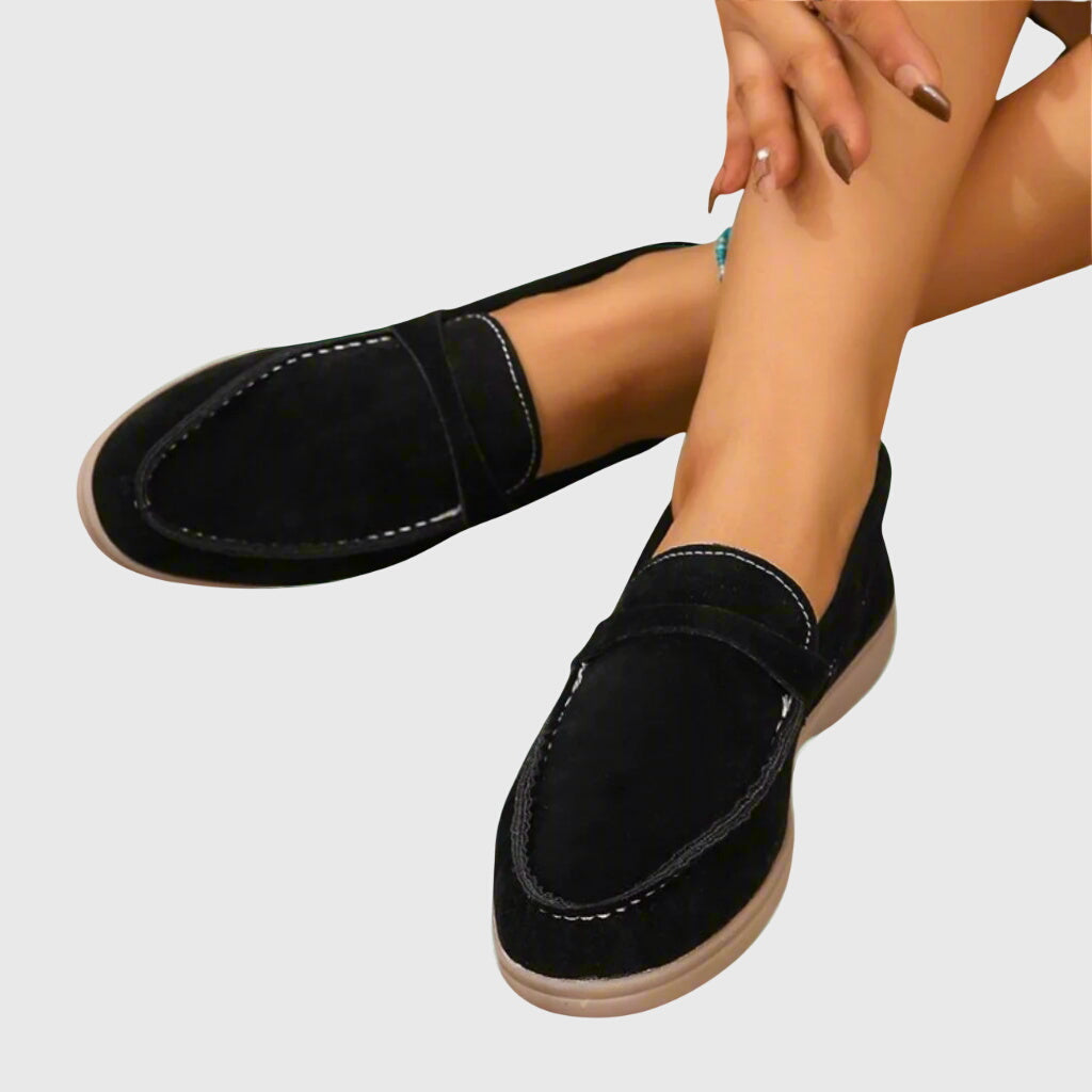 Women's Air-Flow Support Loafers – Black