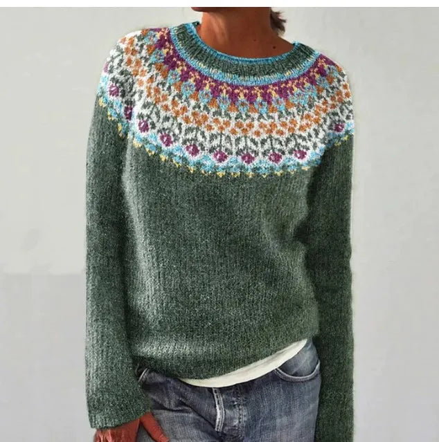 Women's Stripe-Detail Crewneck Rib-Knit Pullover – view 4