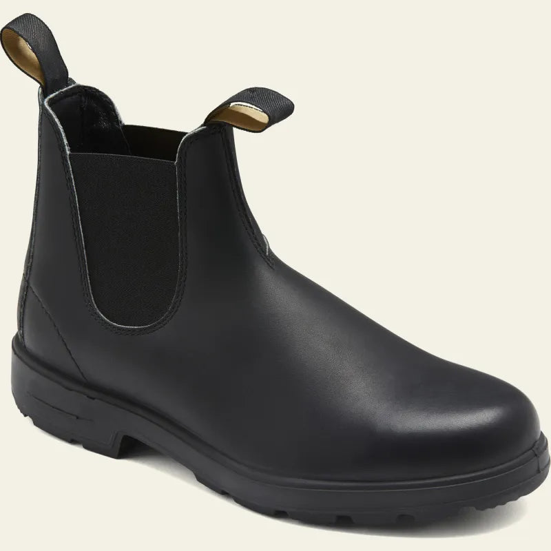 Men's Weatherproof Vegan Leather Chelsea Boots – Black