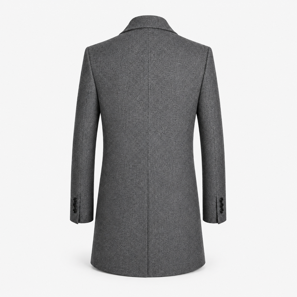 Men's Structured Tweed Blend Coat – view 2