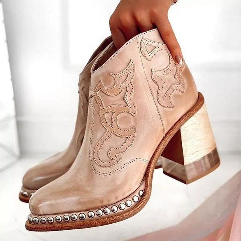 Women's Leather-Look Western Boots – view 6