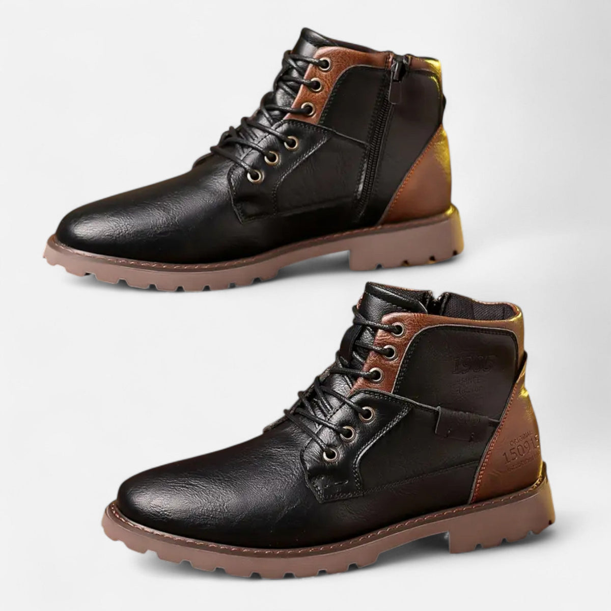 Men's Heritage Laced Boots – Black