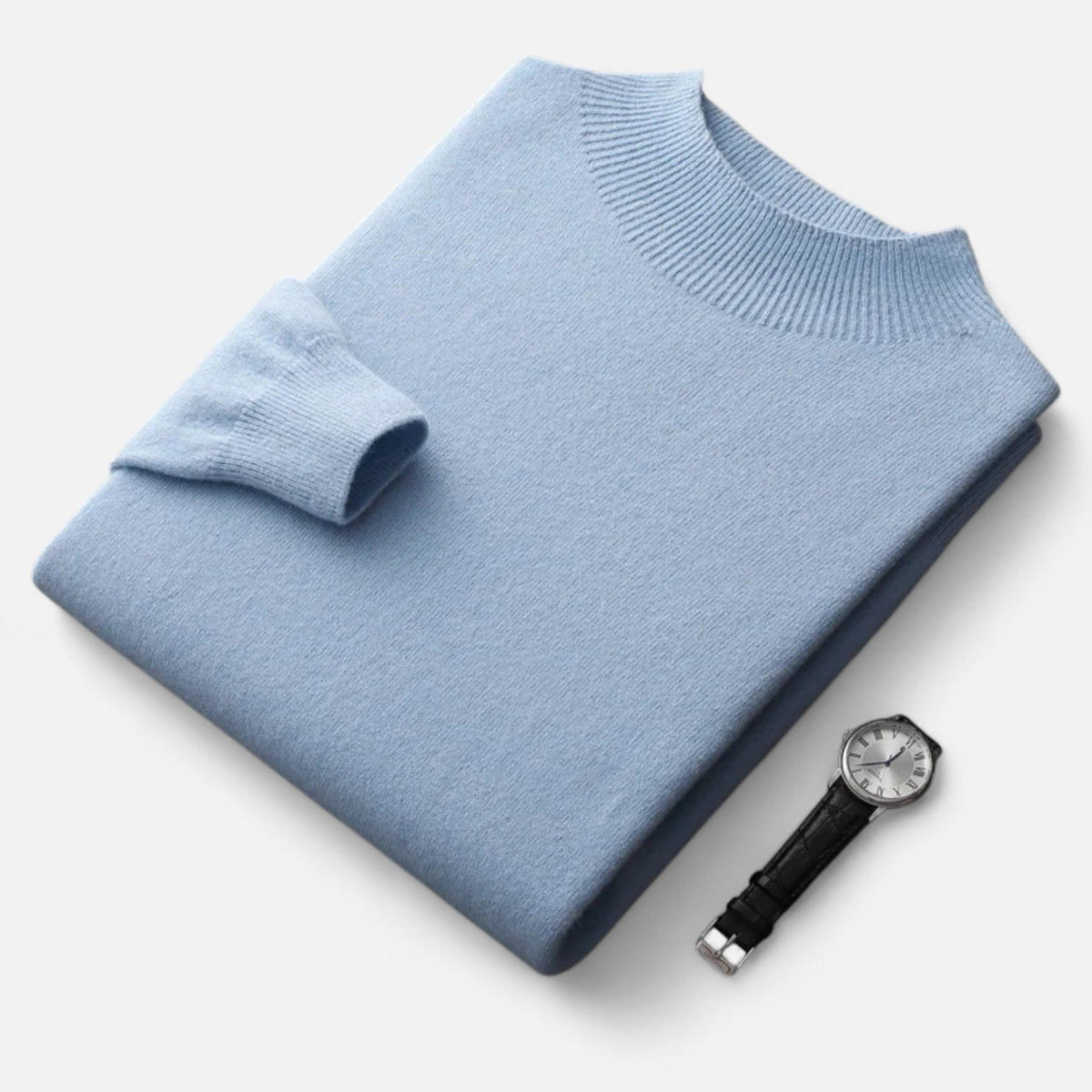 Men's Wool Half-Turtleneck Pullover – view 9