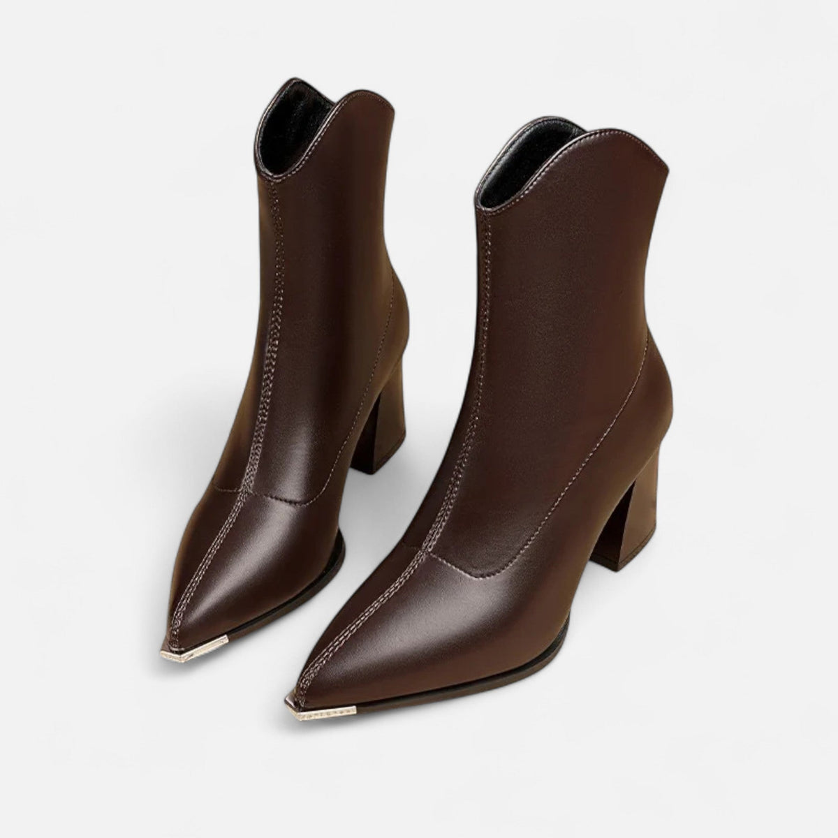 Women's Pointed-Toe Leather Chelsea Boots for Evening Wear – view 4