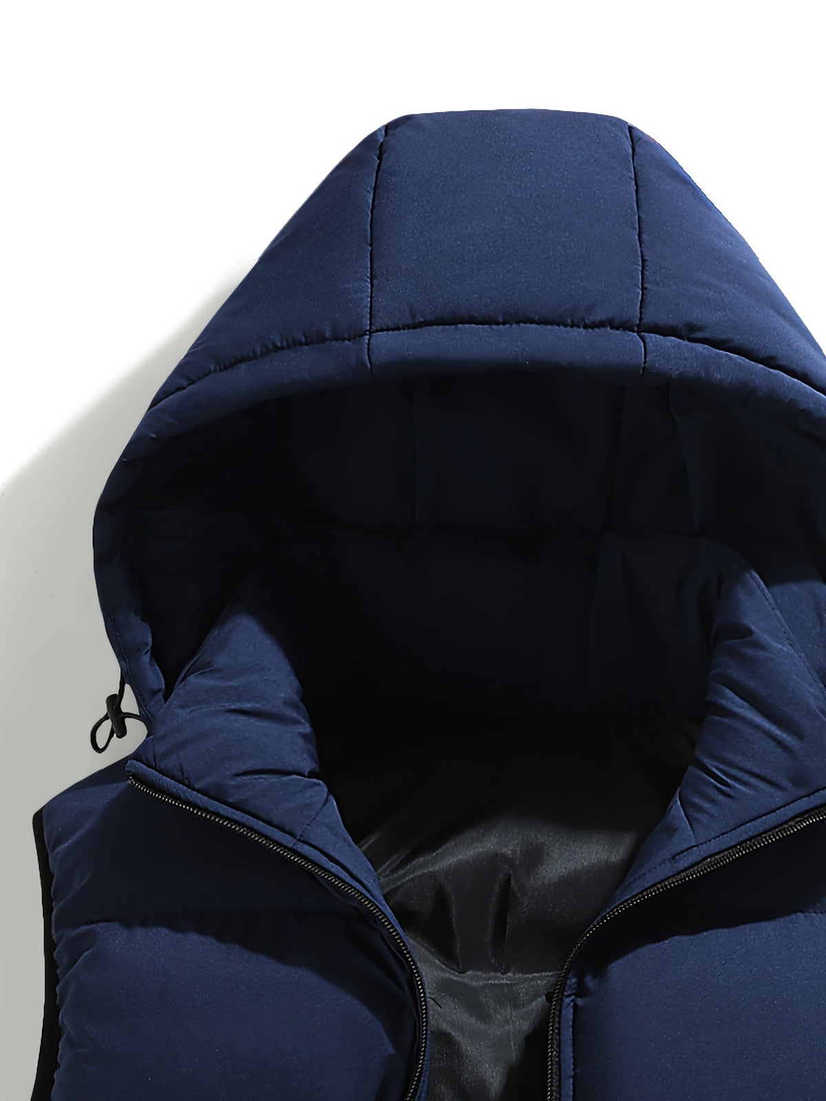 Men's Quilted Hood-Detail Vest with Zip Pockets – view 4