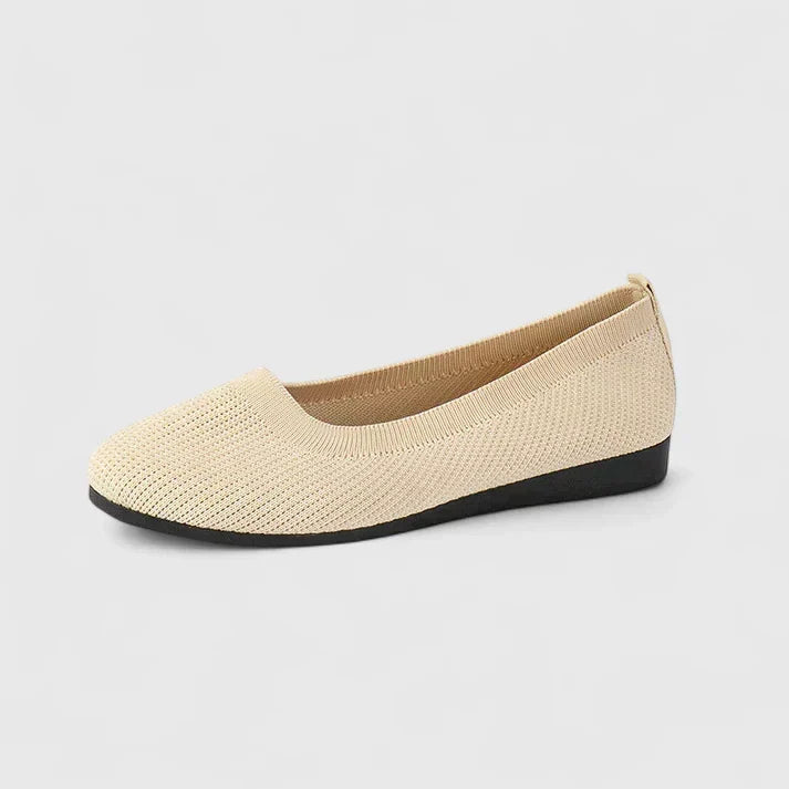 Women's Support Pull-On Shoes – Cream