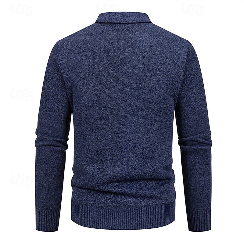 Men's Argyle V-Neckline Button Knit Cardigan – view 4