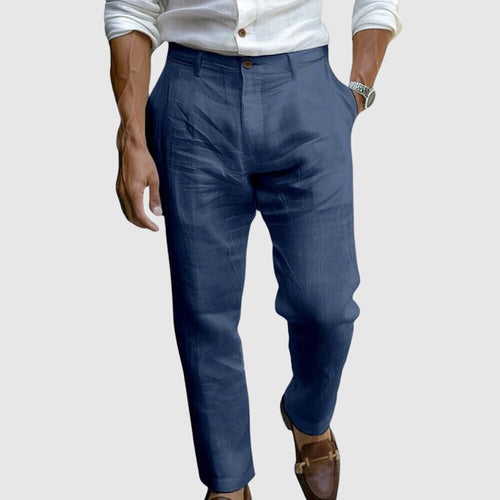 Men's Light-Weight Warm-Weather Pants – Blue