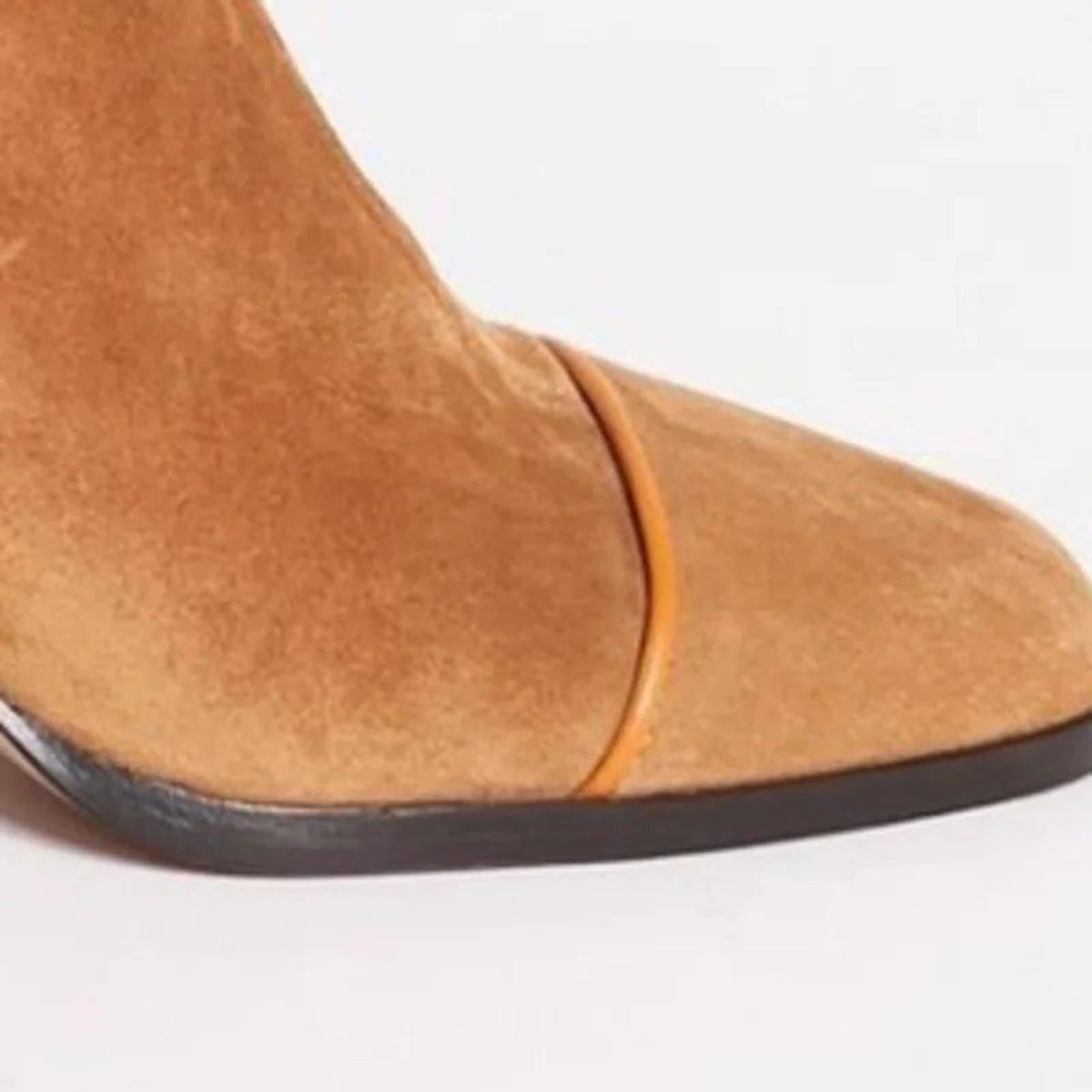 Women's Suede-Finish Block-Heel Booties – view 5