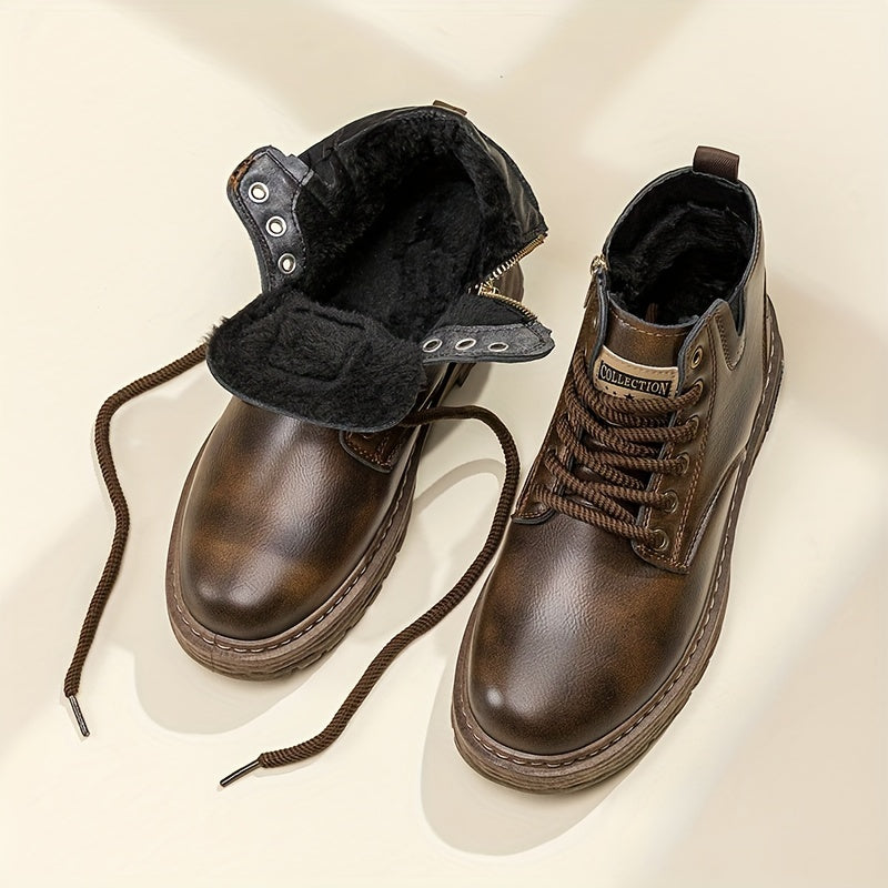Men's Plush-Lined High-Top Boots for Weekends – view 6