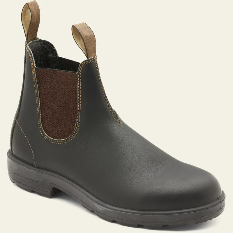 Men's Weatherproof Vegan Leather Chelsea Boots – Dark Brown