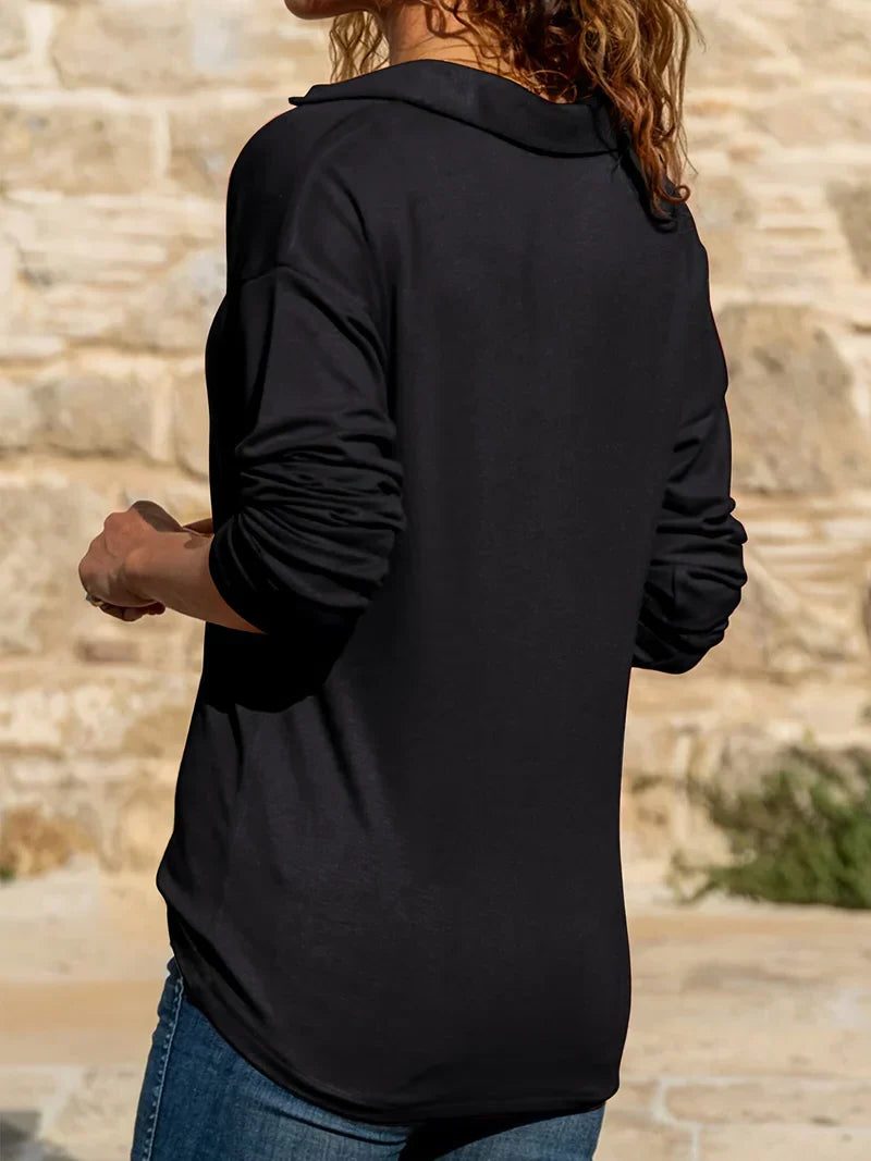 Women's Half-Zip Knit Pullover for Fall – view 7