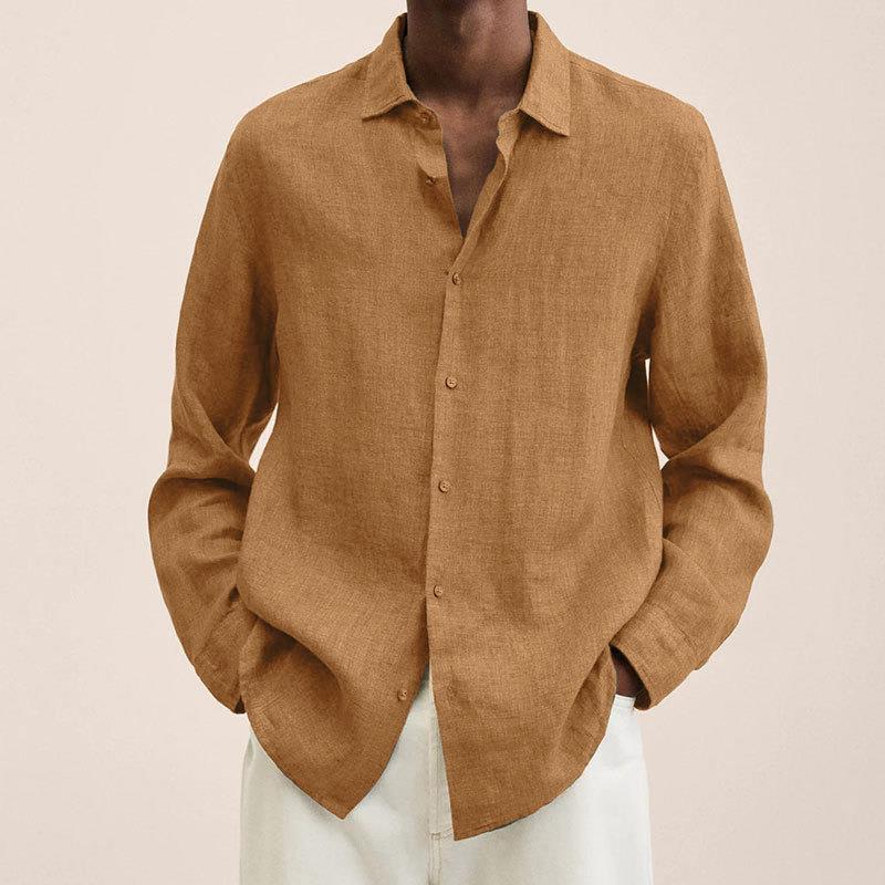 Men's Long Sleeve Button-Up Shirt for Everyday Wear – view 8