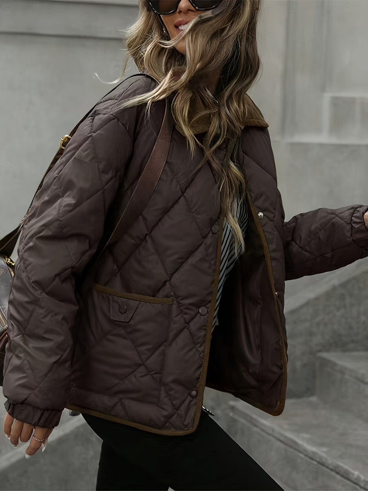 Women's Diamond-Quilted Jacket – view 4