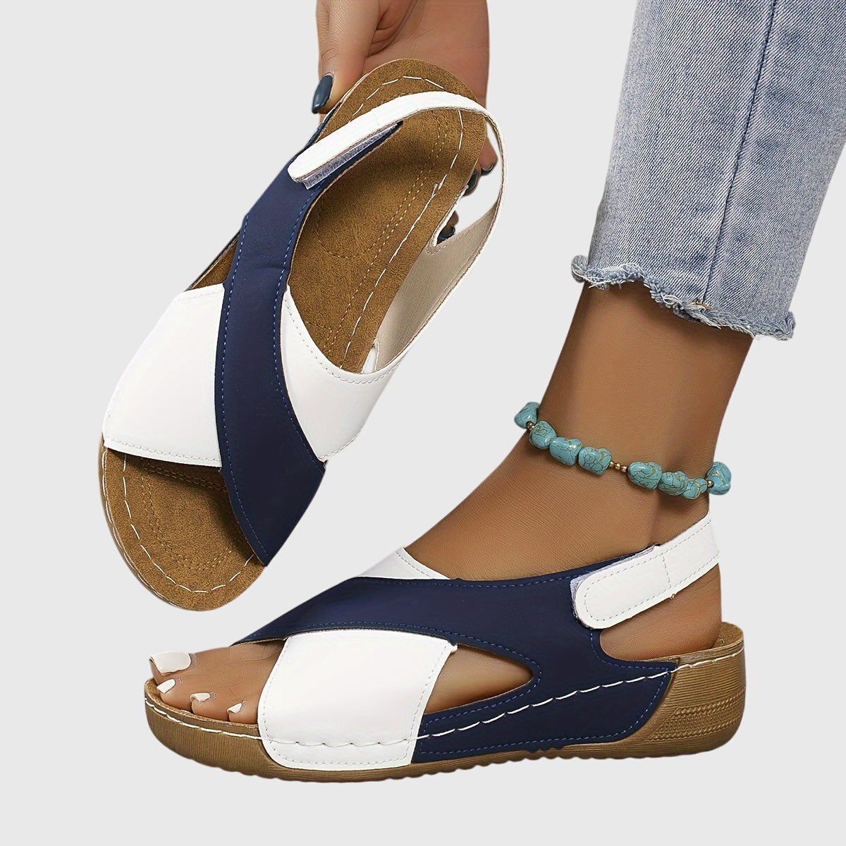 Women's Support Sandals with Adjustable Straps – view 3