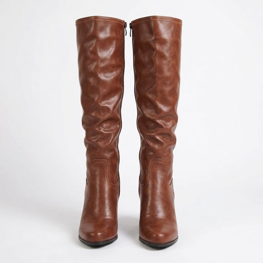 Women's Leather Knee-High Boots for Evening Wear – view 3