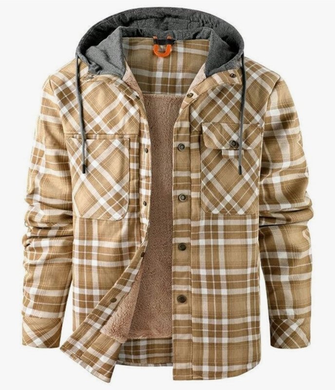 Men's Print-Detail Fleece-Backed Jacket – view 8