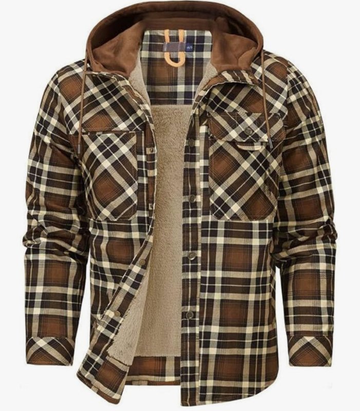 Men's Print-Detail Fleece-Backed Jacket – view 9