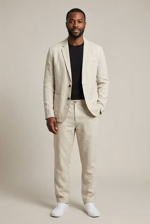 Men's Air-Flow Linen Suit Set – view 1