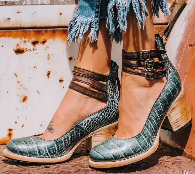 Women's Block-Heel Ankle Strap Boots for Weekends – view 6