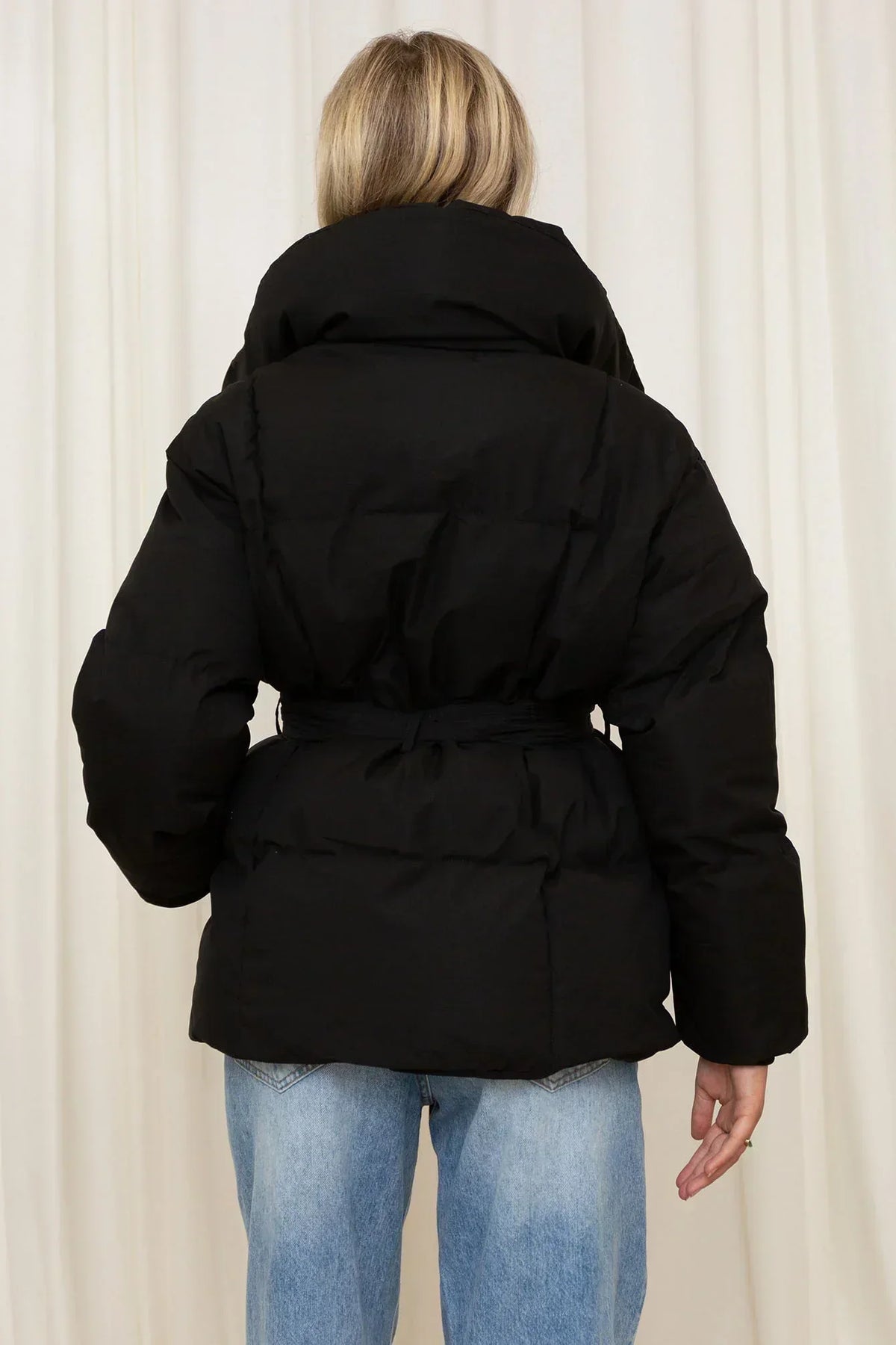 Women's Belt-Detail Puffer Jacket – view 6