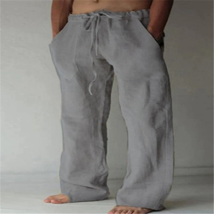Men's Flared-Leg Tie-Waist Pants – view 6