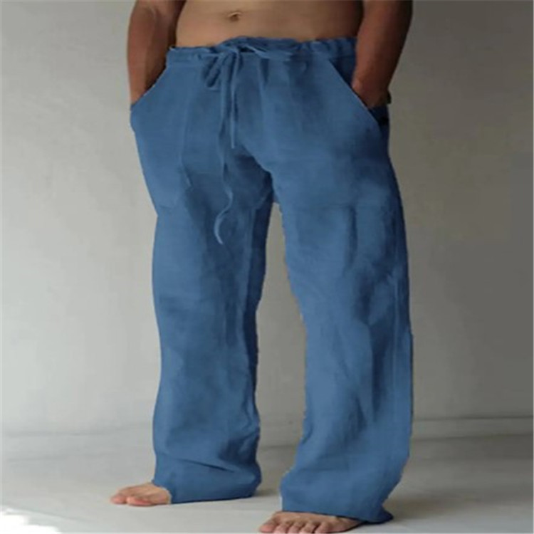 Men's Flared-Leg Tie-Waist Pants – view 7