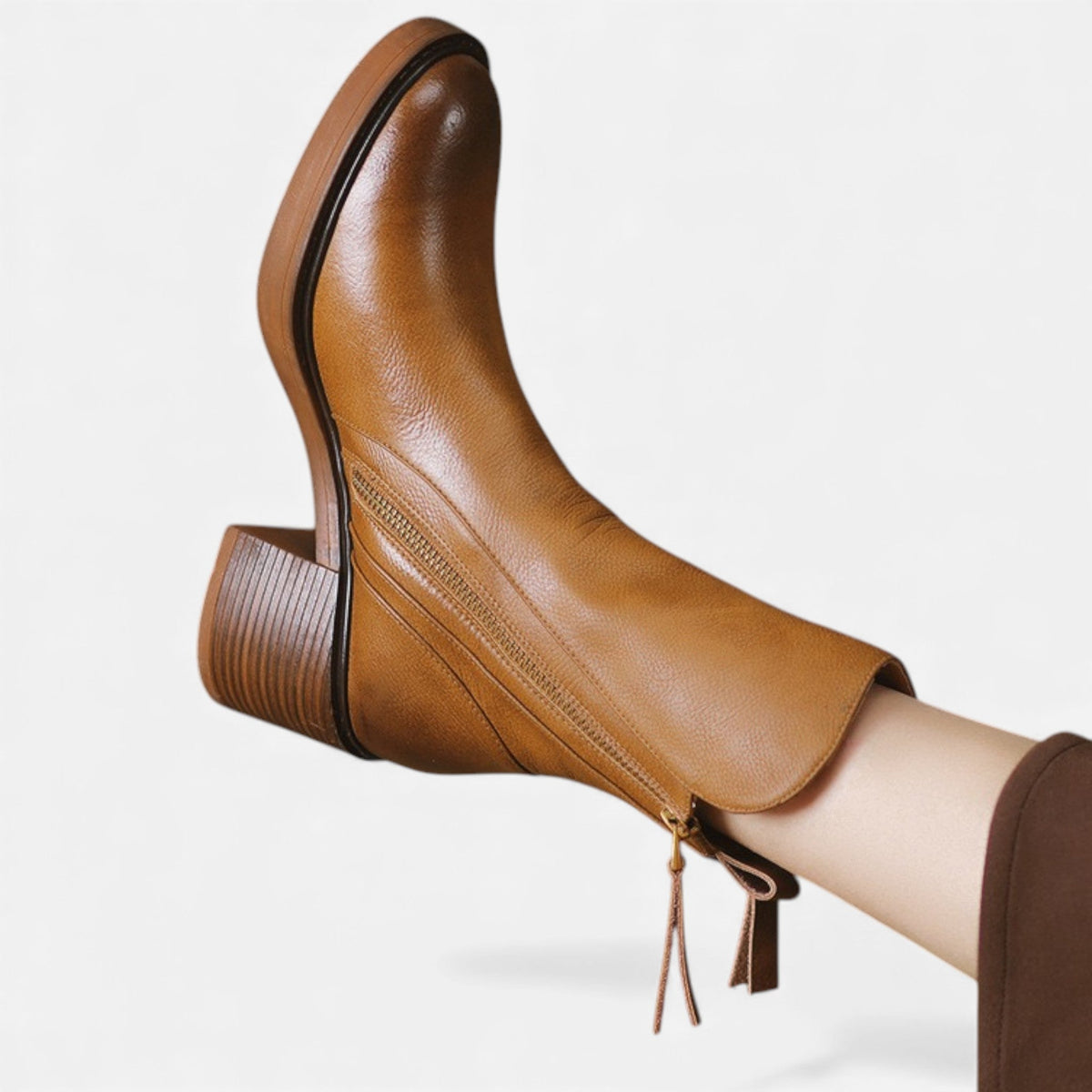 Women's Timeless British Style Leather Booties – view 5