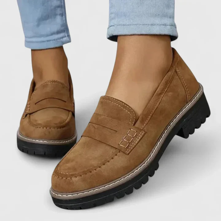Women's Arch-Support Loafers – Brown
