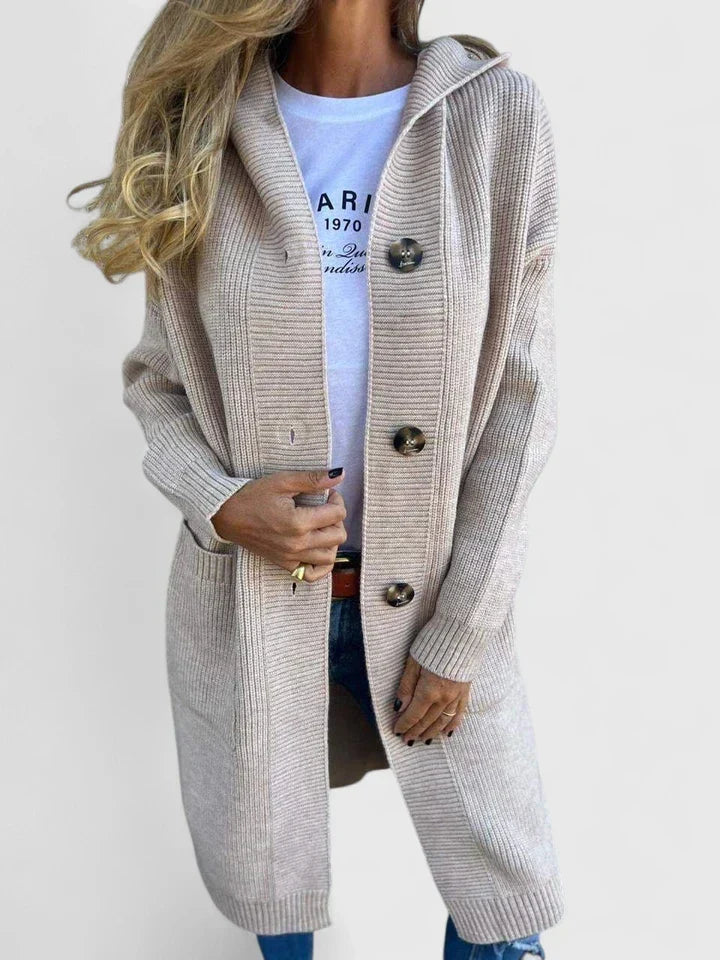 Women's Longline Button-Front Knit Cardigan – view 6